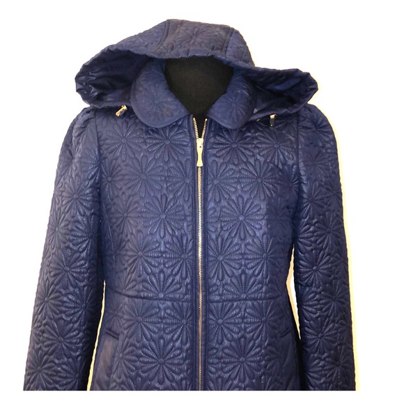 Kate Spade Packable Puffer Print Rain Sail Jacket